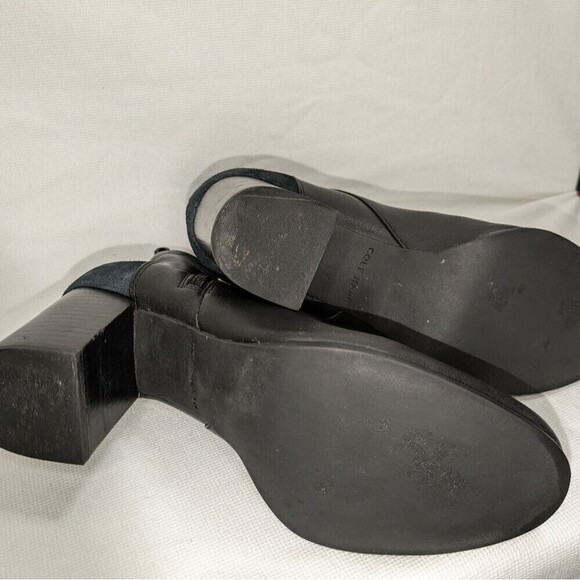 Cole Haan Black Leather & Suede Boots - Picture 3 of 8